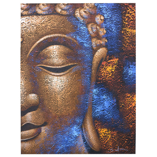 Buddha Painting - Copper Face. Product Code: BAP-10