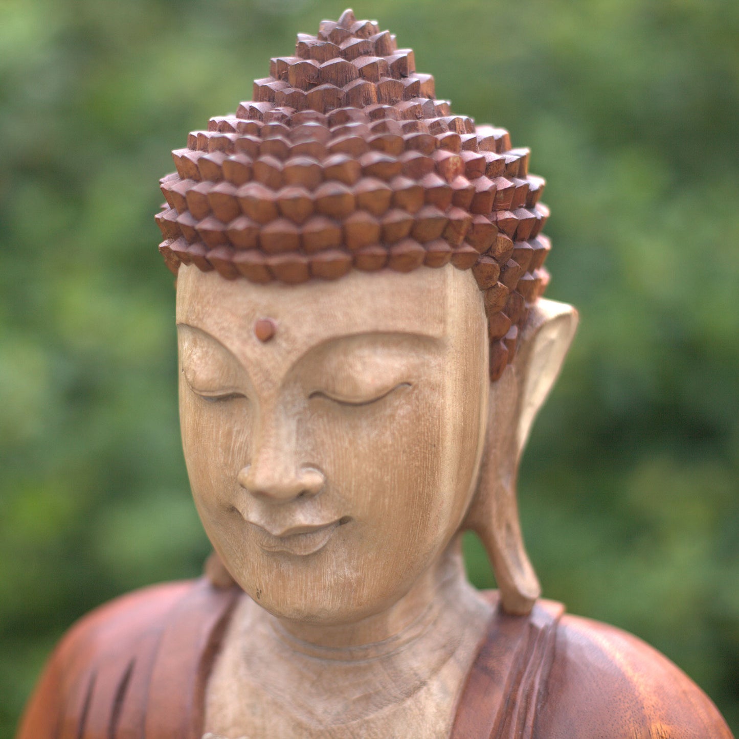 Out of Stock (back in Sept) Hand Carved Buddha Statue - 30cm Thinking HCBS-02