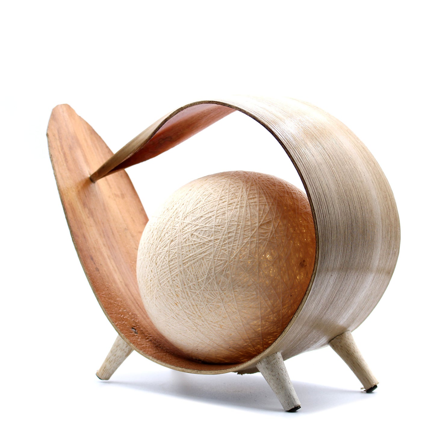 Natural Coconut Lamp - Natural Loop. Product Code: NCL-02