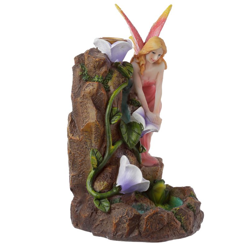 Fairy Flower Garden Waterfall Backflow Incense Burner