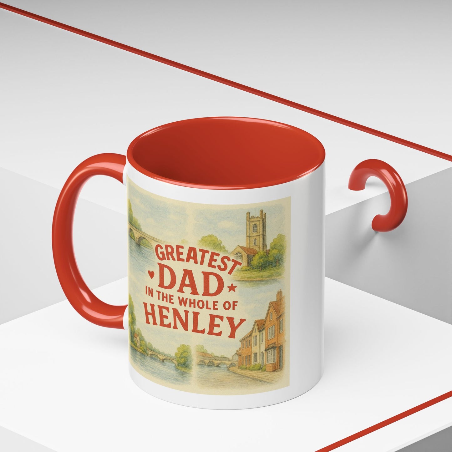 Father's Day Henley Coffee Mug - 11oz,
