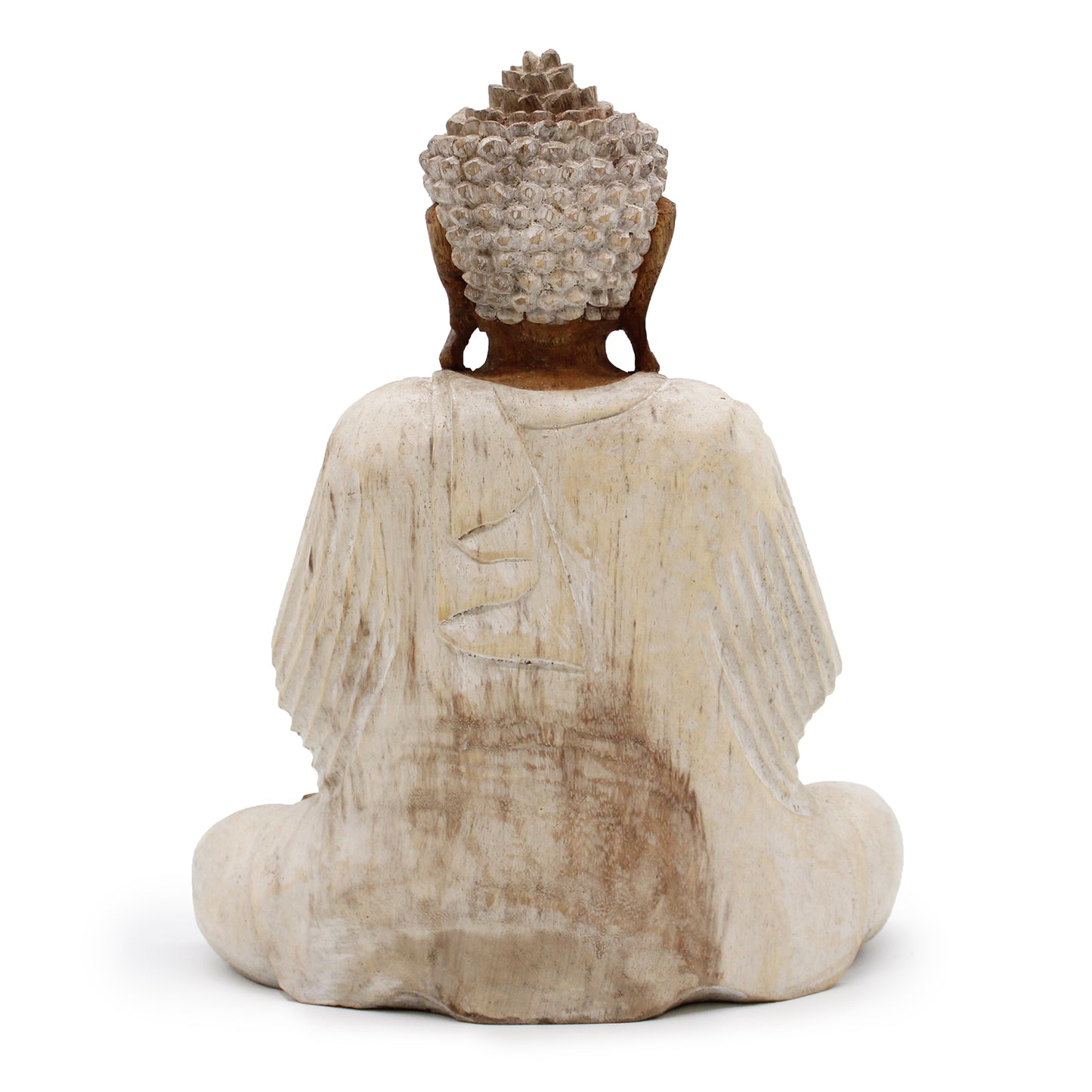 Buddha Statue Whitewash - 30cm Teaching Transmission HCBS-19