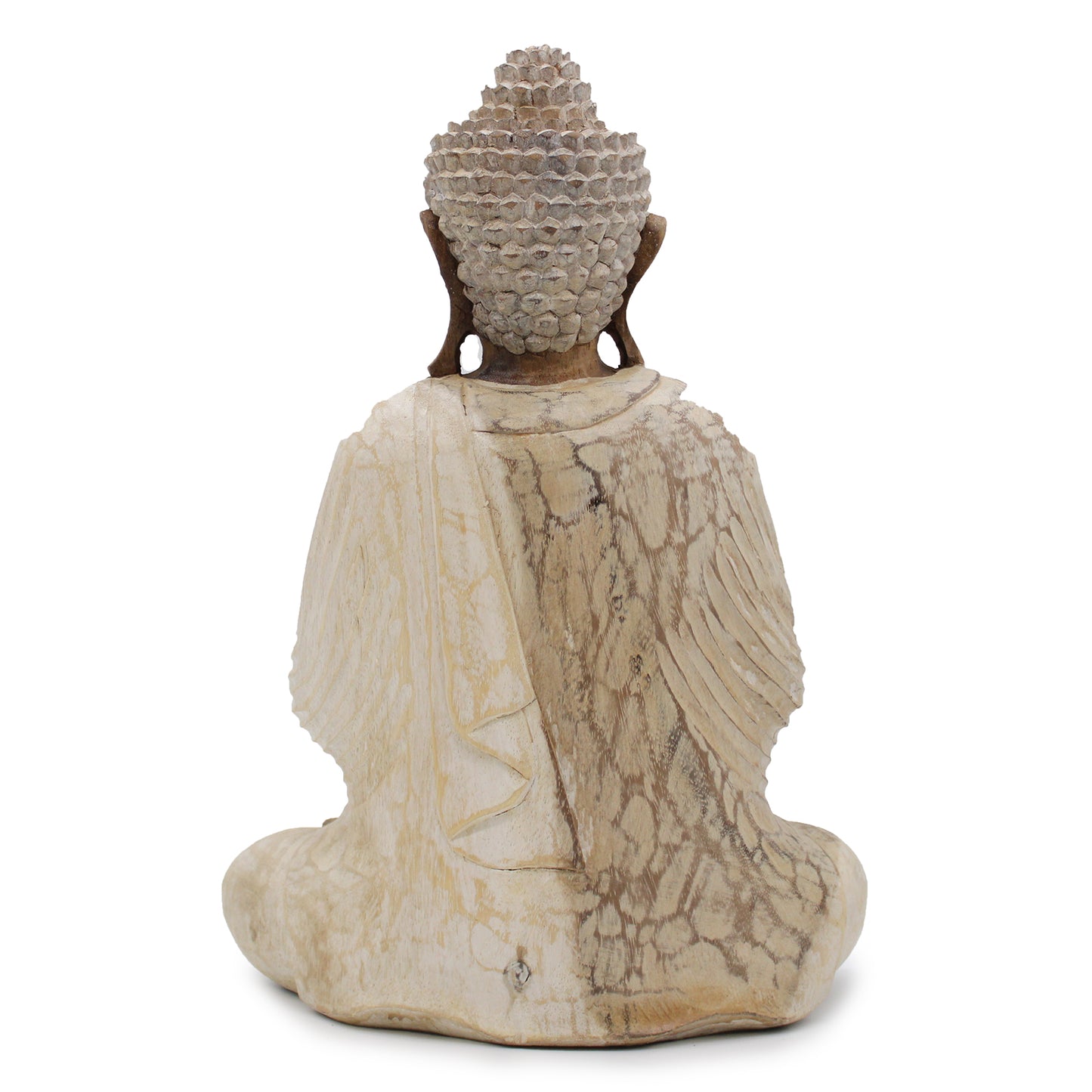 Buddha Statue Whitewash - 40cm Welcome HCBS-22