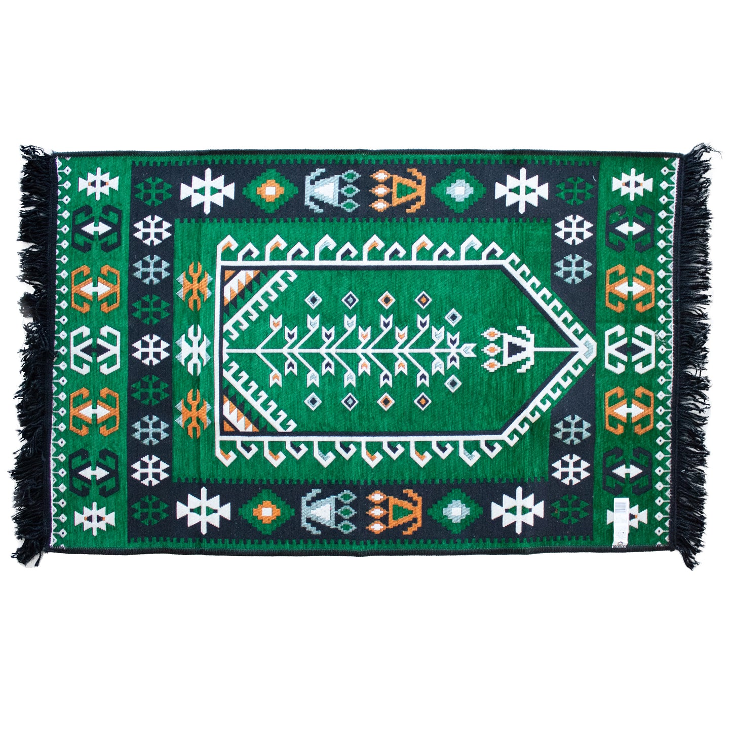 Kilim Rug 125x80 cm -  Green