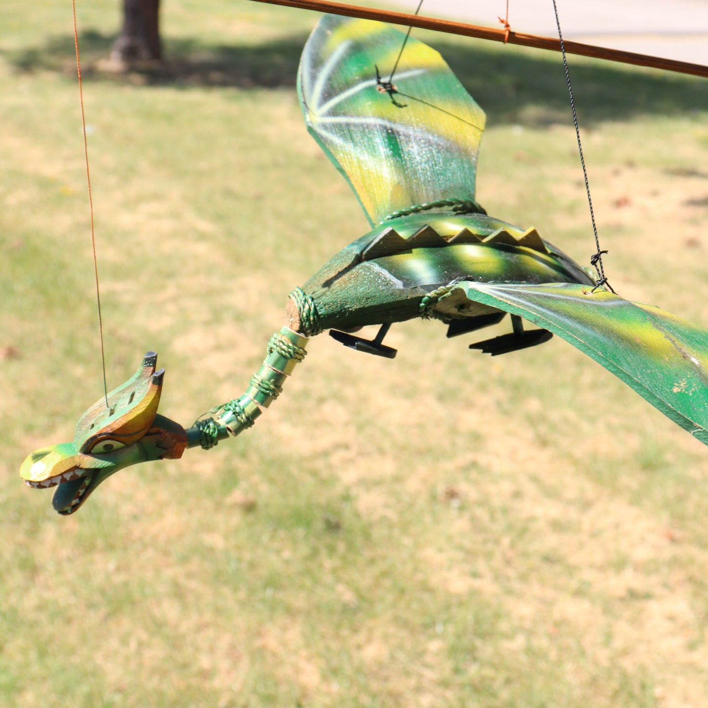 Out of stock. Green Coconut Dragon Mobile 37cm