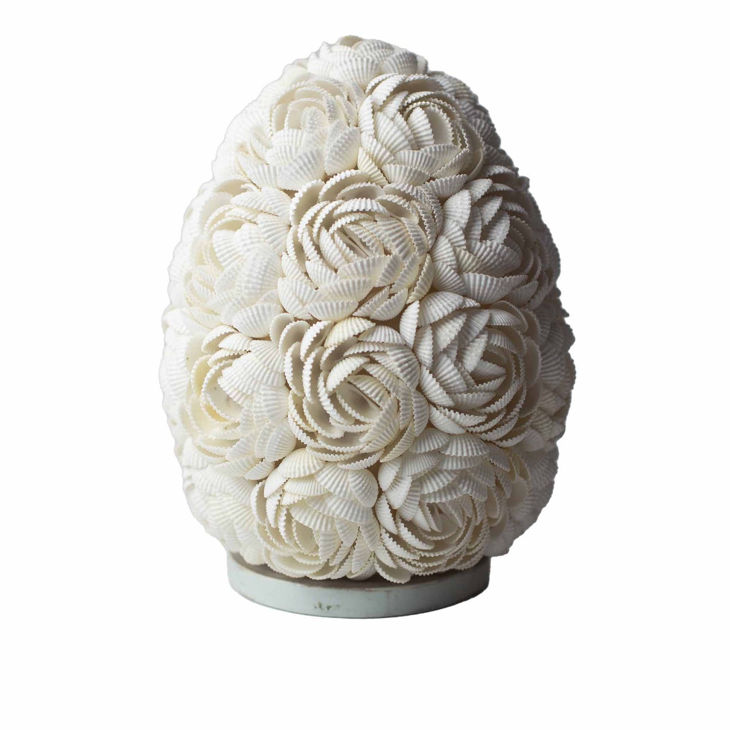 Low stock. Boho Sea Shell Lamp - Rose Oval - 20cm