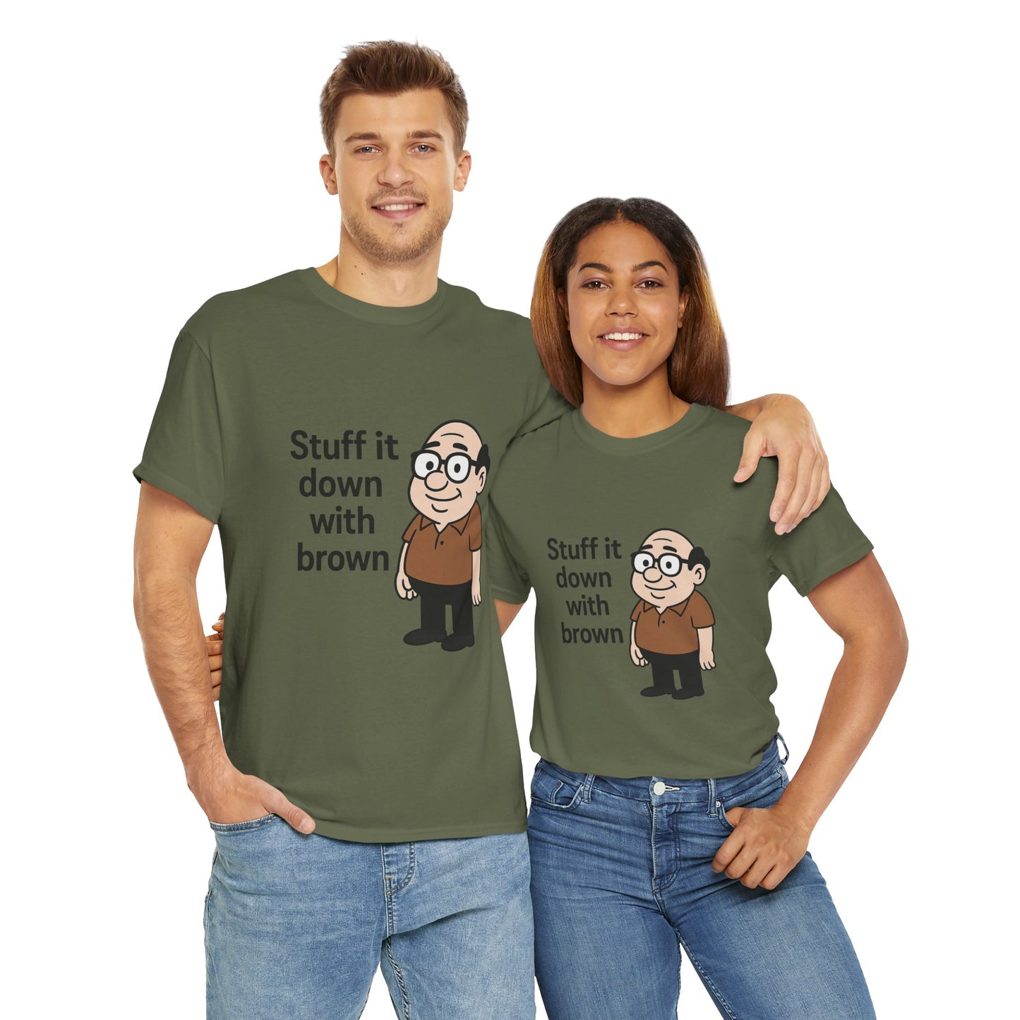 Stuff it down Unisex Heavy Cotton Tee