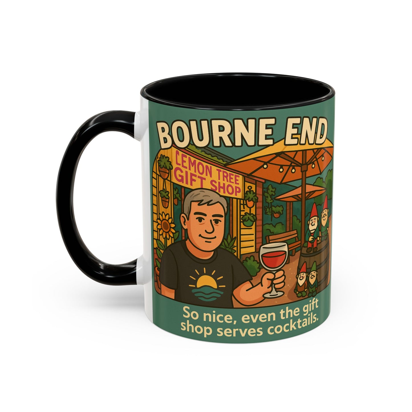 Bourne end mug. Gift Shop - Fun from The Lemon Tree