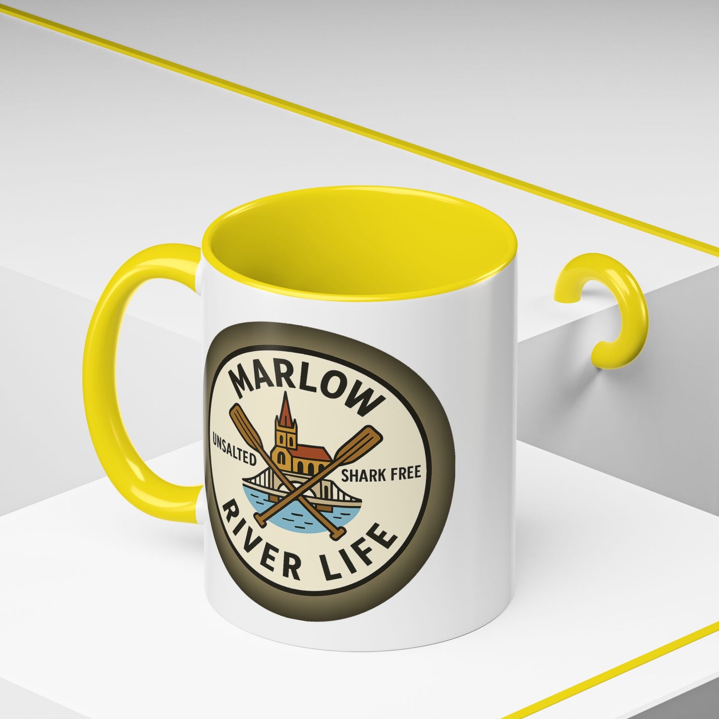 Marlow River Life Coffee Mug - 11oz, Unsalted & Shark Free Design