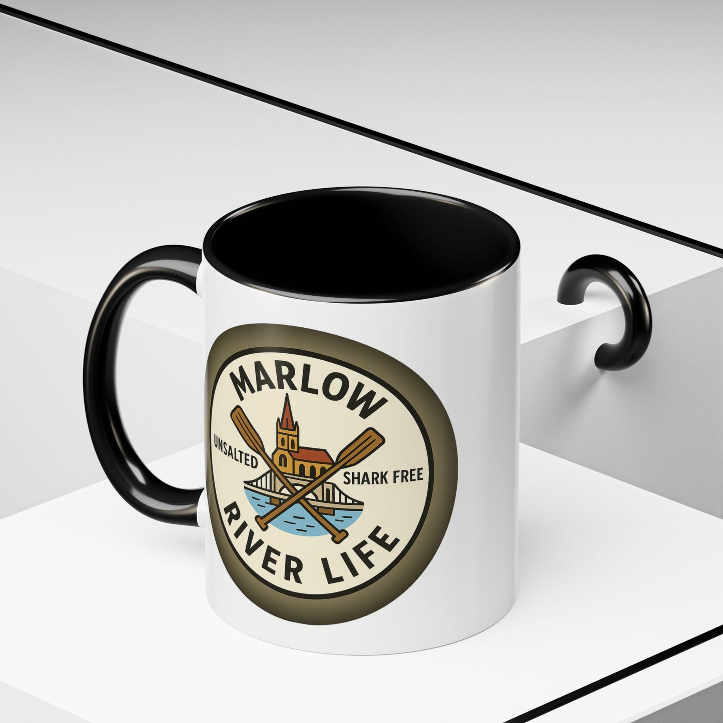 Marlow River Life Coffee Mug - 11oz, Unsalted & Shark Free Design