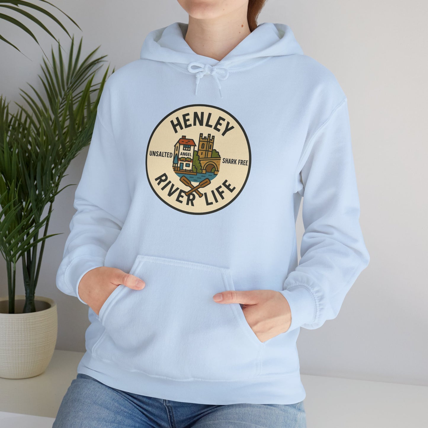 Henley River Life Hoodie - Unisex Heavy Blend™ Sweatshirt