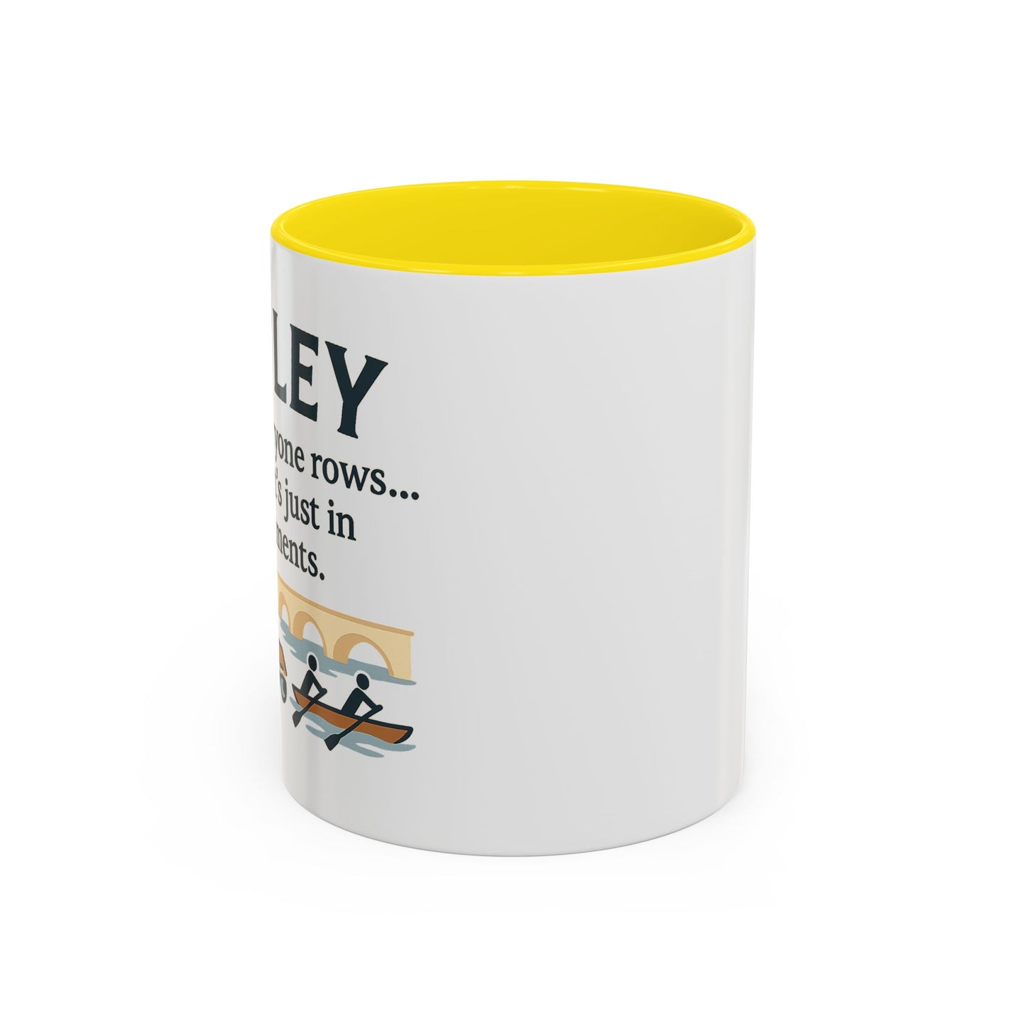 Funny Henley Row Coffee Mug - 11oz, Unsalted & Shark Free Design