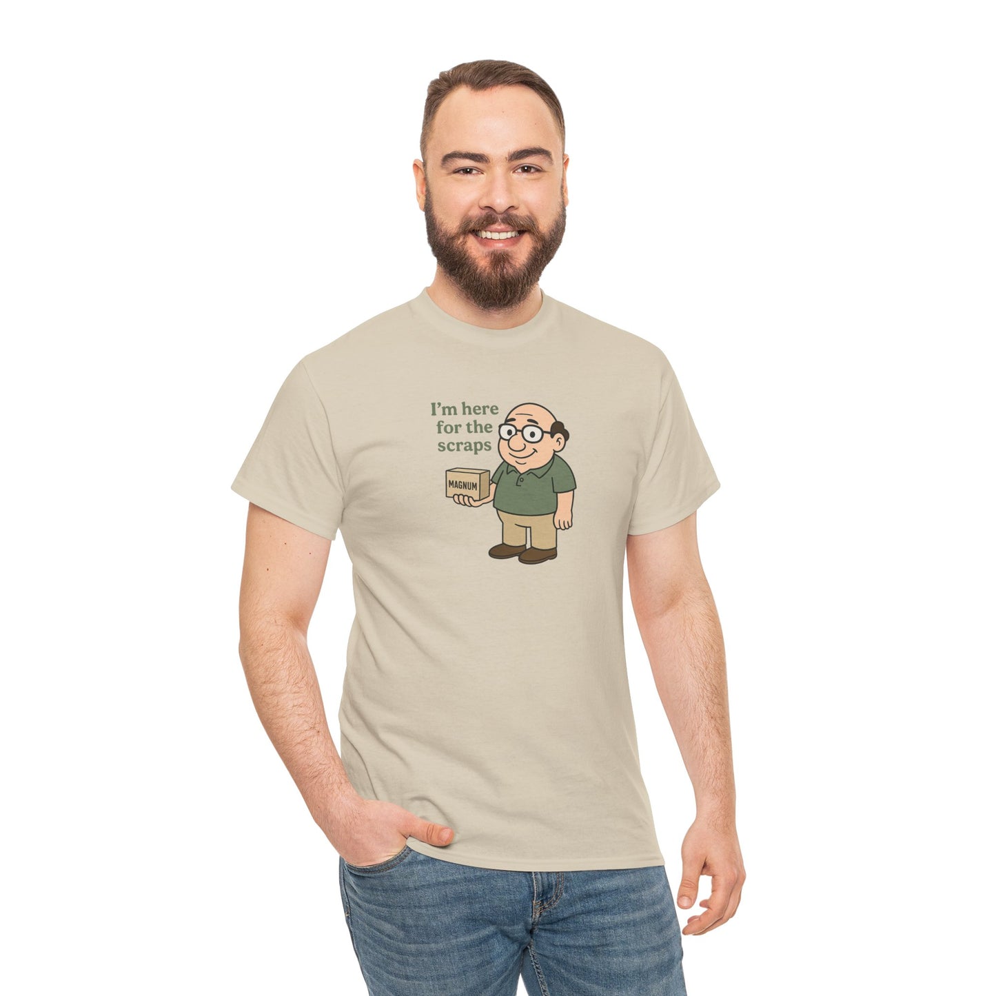 Scraps Unisex Heavy Cotton Tee -' Graphic T-Shirt
