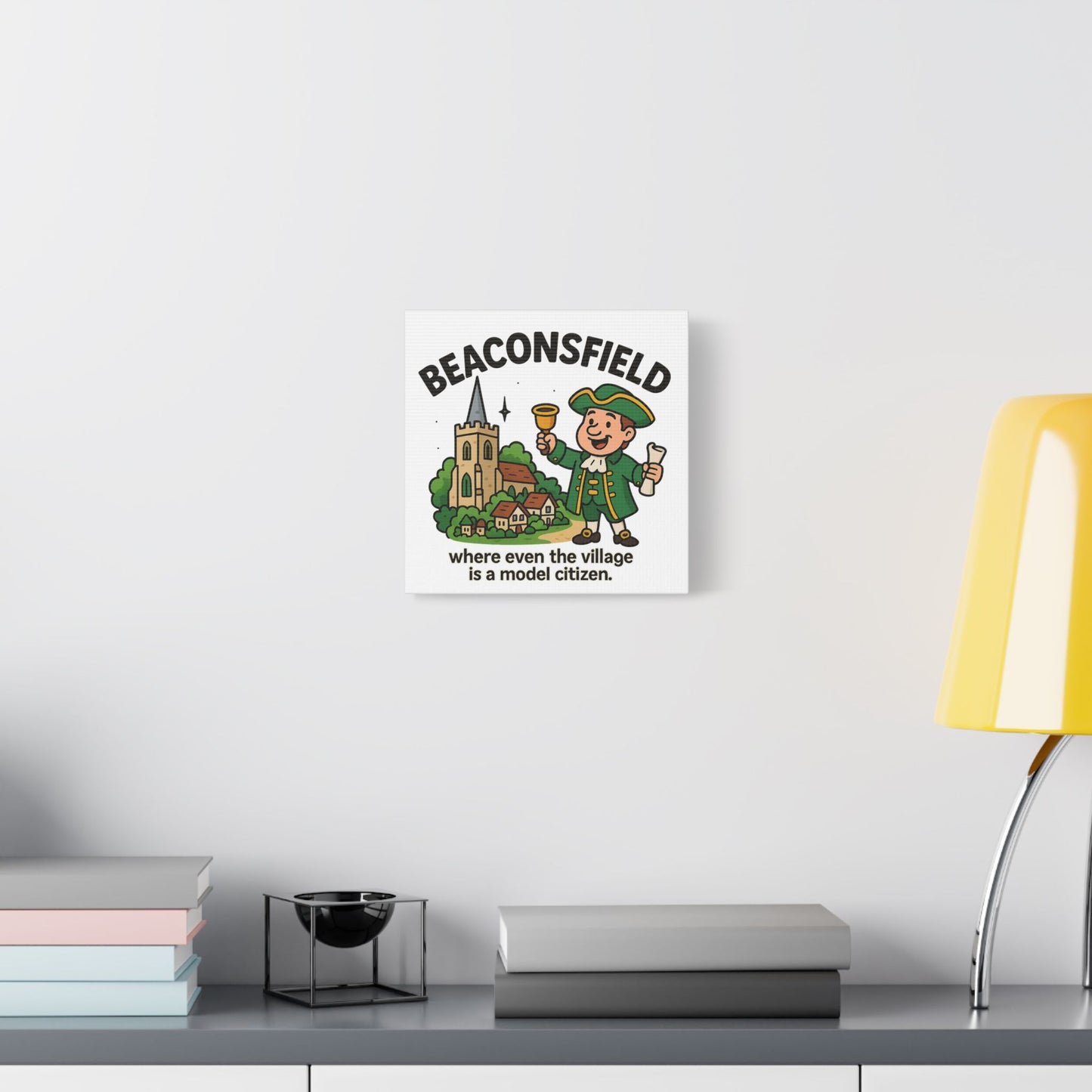 Satin Canvas Wall Art - Beaconsfield. Town Crier
