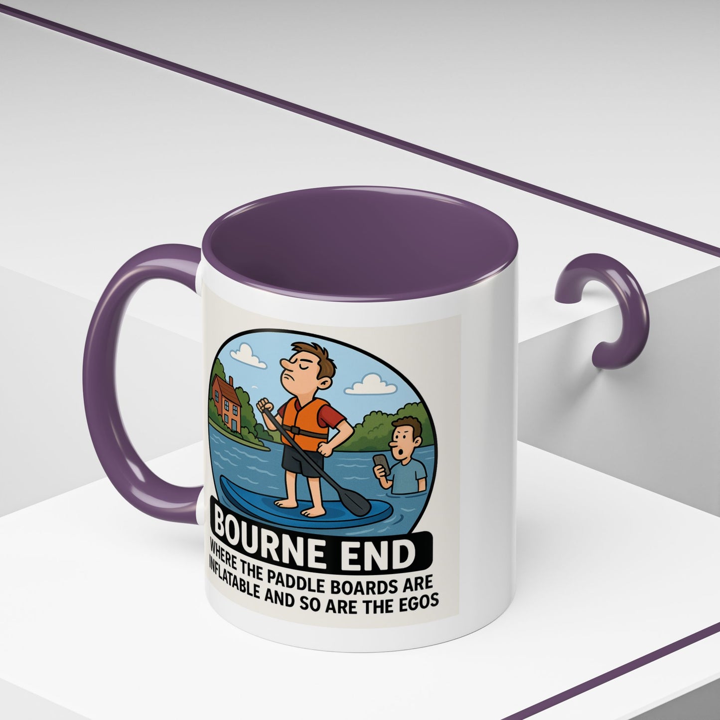 Bourne End Ego Funny Coffee Mug - 11oz,