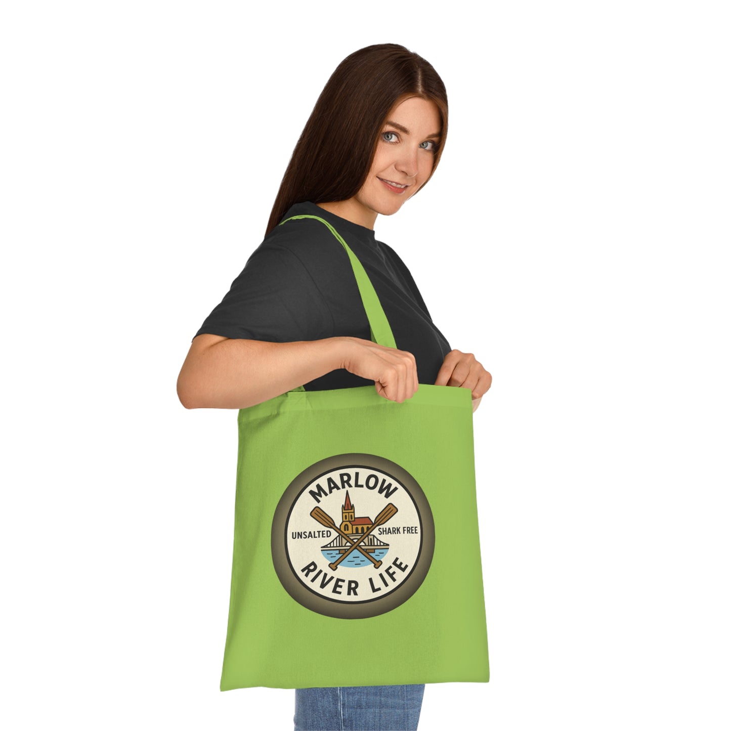 Marlow River Life Cotton Tote Bag - Unsalted & Shark Free