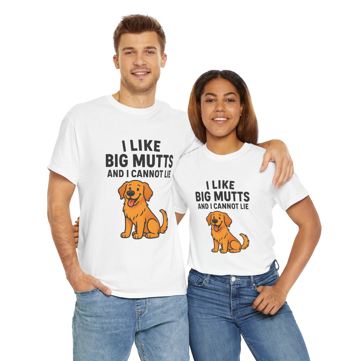 Dogs Big Mutts Unisex Heavy Cotton Tee