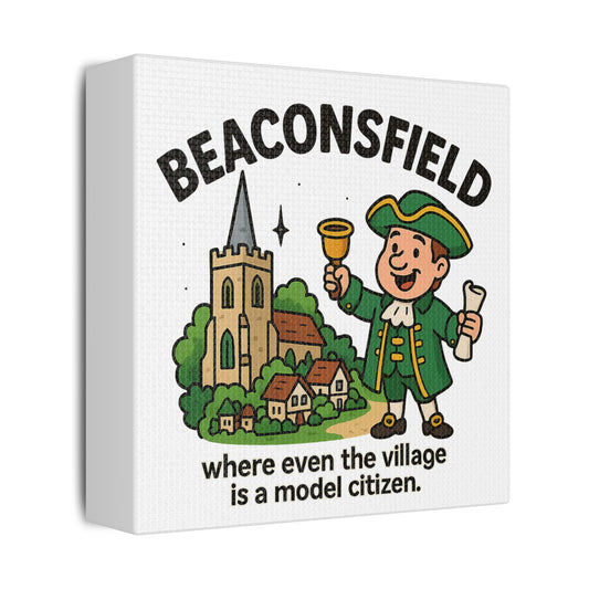 Satin Canvas Wall Art - Beaconsfield. Town Crier