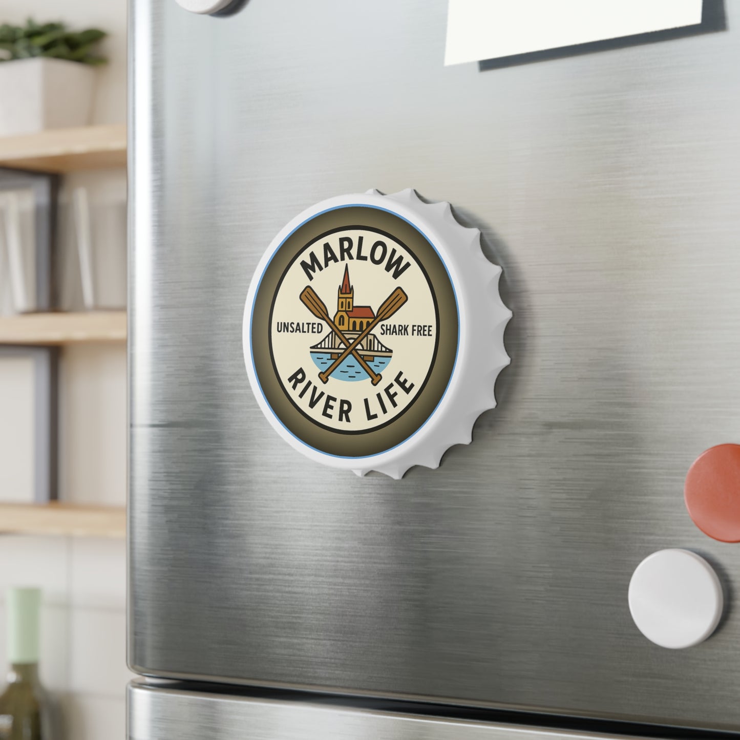 Marlow River Life Bottle Opener/Fridge Magnet - Fun Nautical Gift for Outdoor Enthusiasts