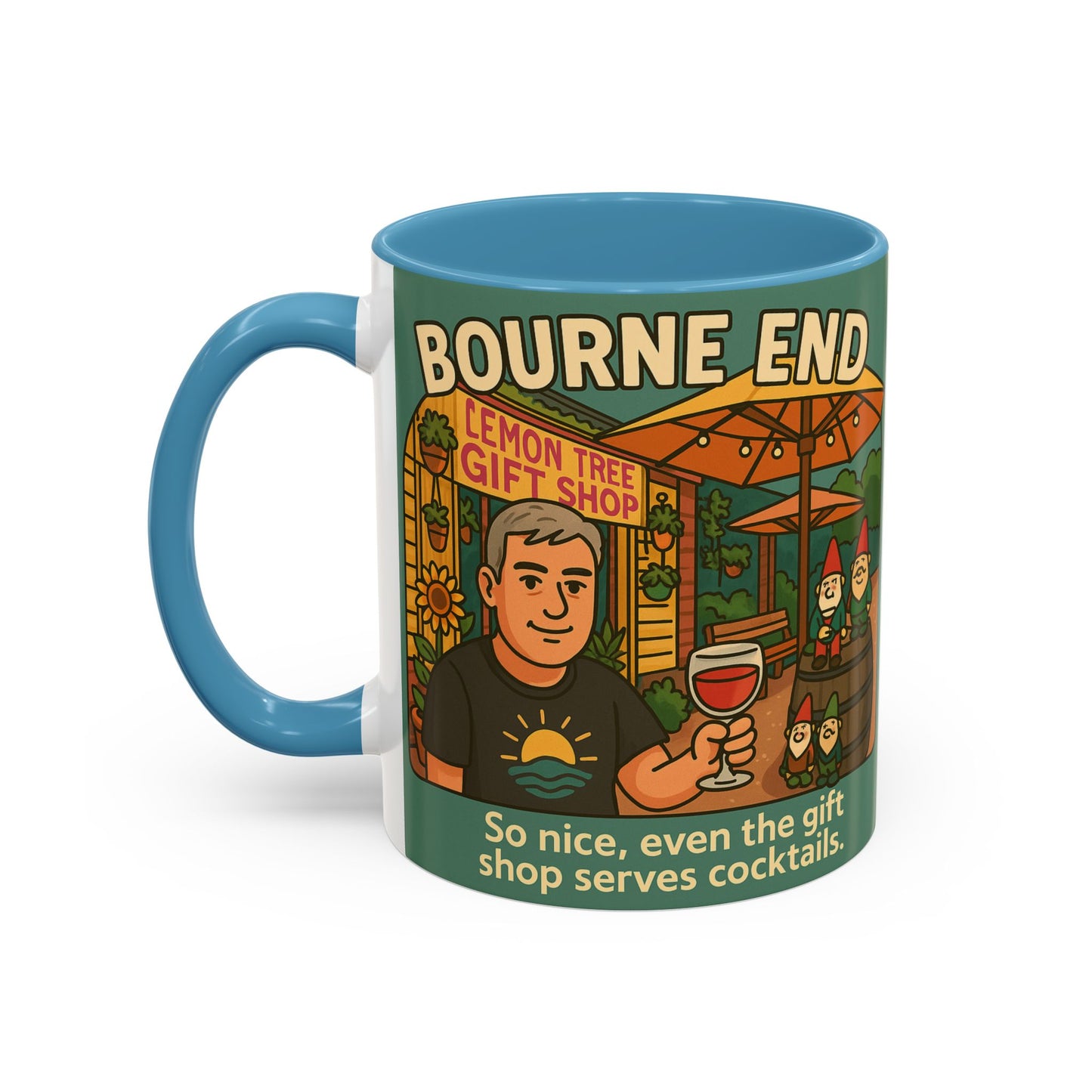 Bourne end mug. Gift Shop - Fun from The Lemon Tree